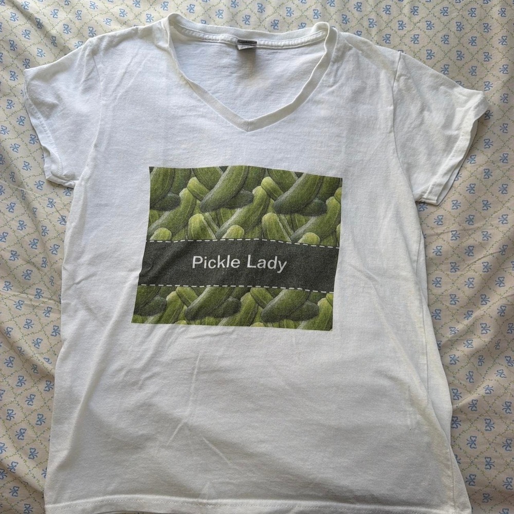 Pickle Lady Shirt, Size M